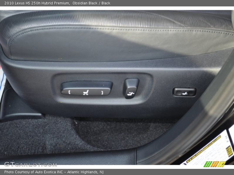 Obsidian Black / Black 2010 Lexus HS 250h Hybrid Premium