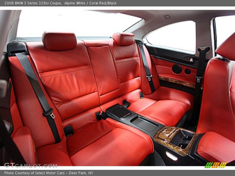 Alpine White / Coral Red/Black 2008 BMW 3 Series 328xi Coupe