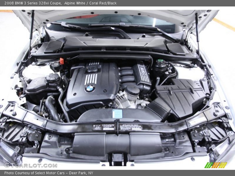 Alpine White / Coral Red/Black 2008 BMW 3 Series 328xi Coupe