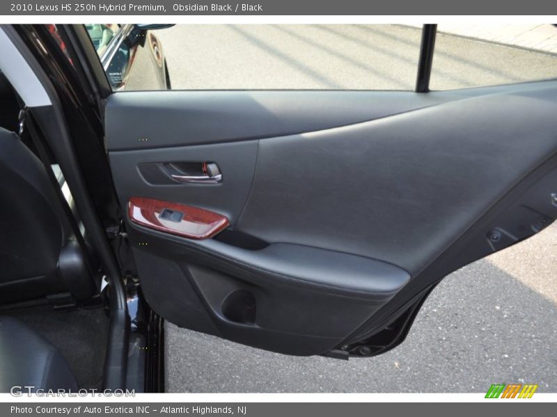 Obsidian Black / Black 2010 Lexus HS 250h Hybrid Premium