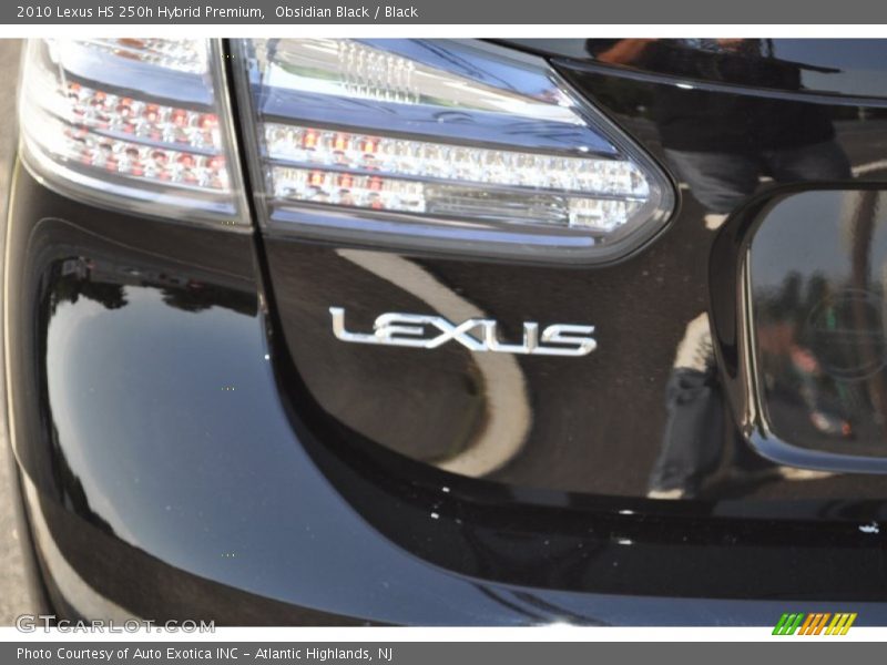 Obsidian Black / Black 2010 Lexus HS 250h Hybrid Premium