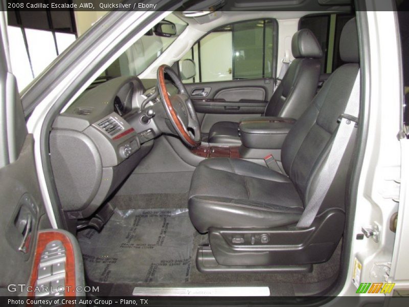 Quicksilver / Ebony 2008 Cadillac Escalade AWD