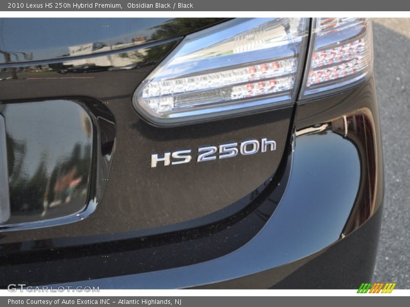 Obsidian Black / Black 2010 Lexus HS 250h Hybrid Premium