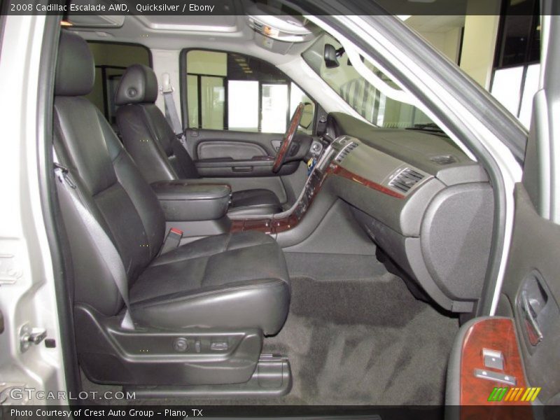 Quicksilver / Ebony 2008 Cadillac Escalade AWD