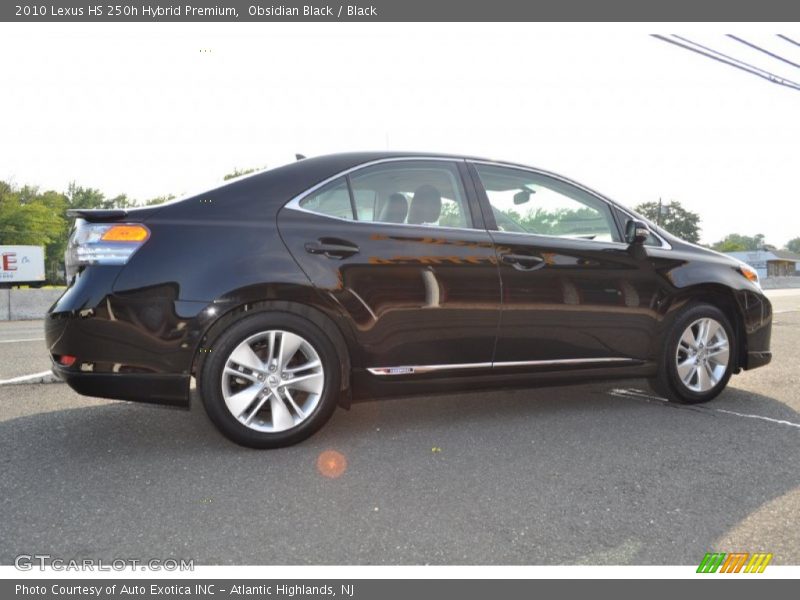 Obsidian Black / Black 2010 Lexus HS 250h Hybrid Premium