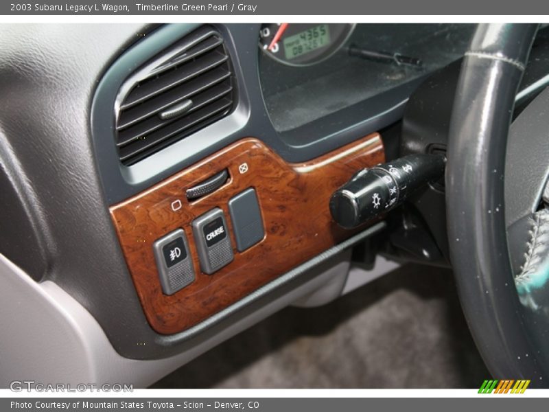 Controls of 2003 Legacy L Wagon