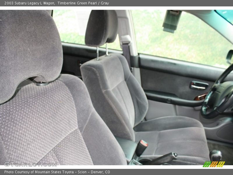 Timberline Green Pearl / Gray 2003 Subaru Legacy L Wagon
