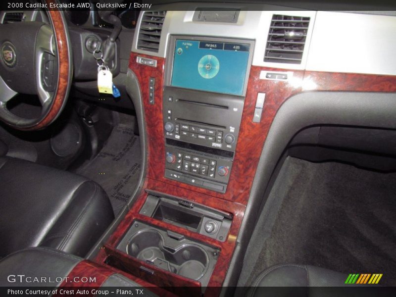 Quicksilver / Ebony 2008 Cadillac Escalade AWD