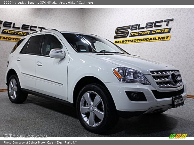Arctic White / Cashmere 2009 Mercedes-Benz ML 350 4Matic