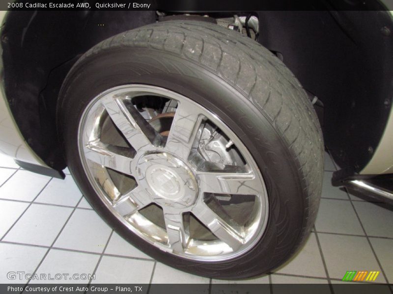 Quicksilver / Ebony 2008 Cadillac Escalade AWD