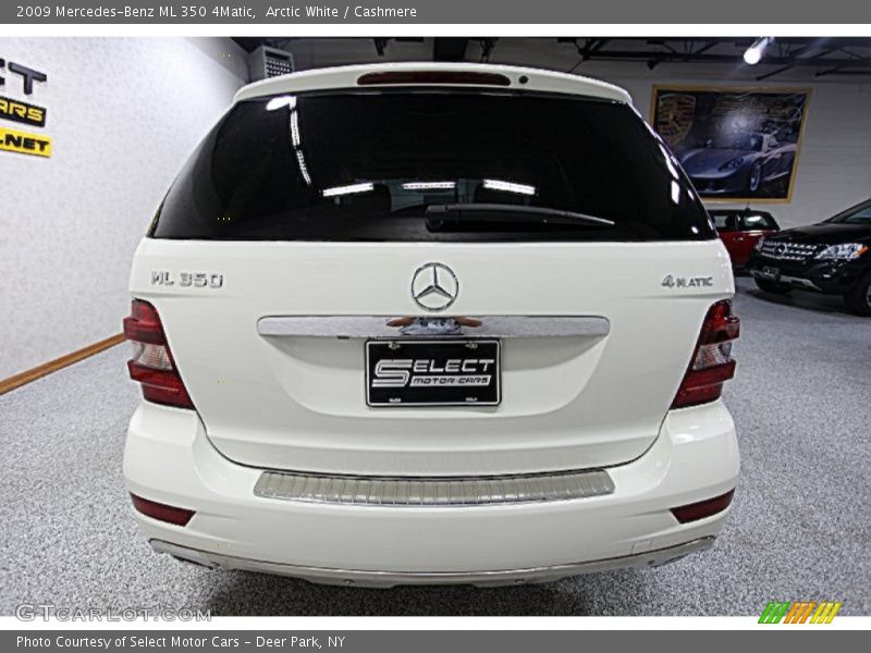 Arctic White / Cashmere 2009 Mercedes-Benz ML 350 4Matic