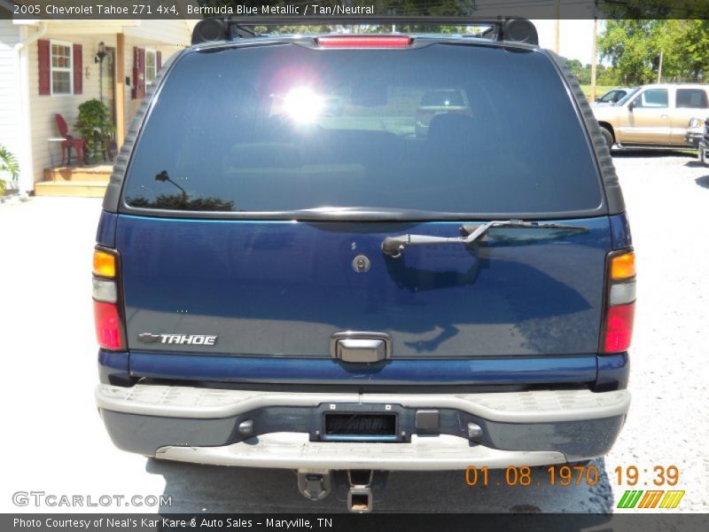 Bermuda Blue Metallic / Tan/Neutral 2005 Chevrolet Tahoe Z71 4x4