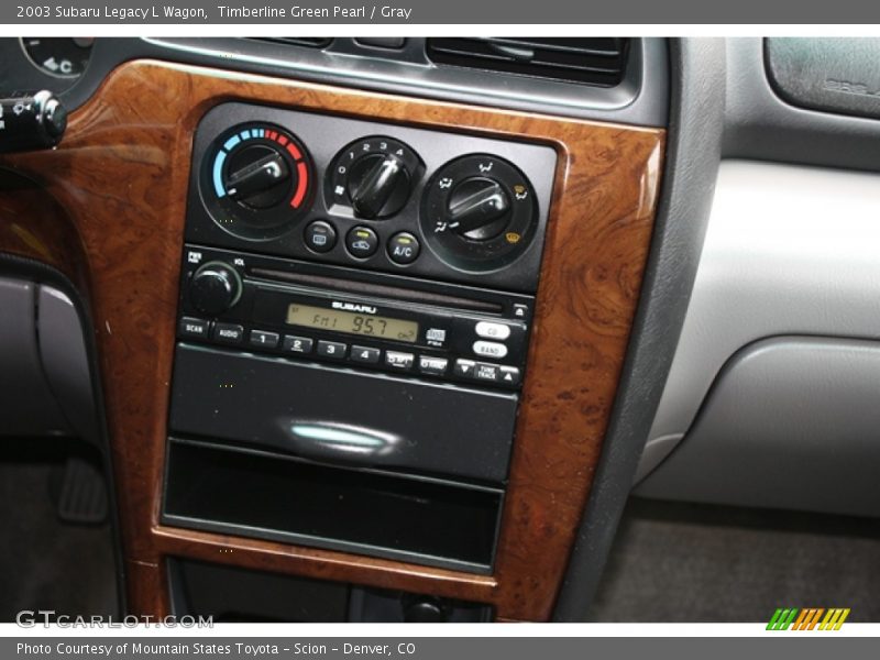 Controls of 2003 Legacy L Wagon