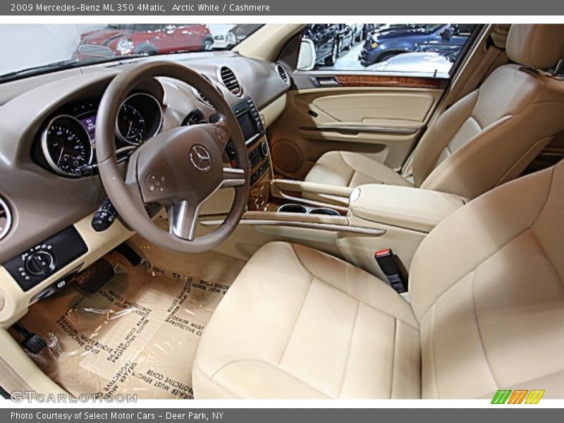 Arctic White / Cashmere 2009 Mercedes-Benz ML 350 4Matic