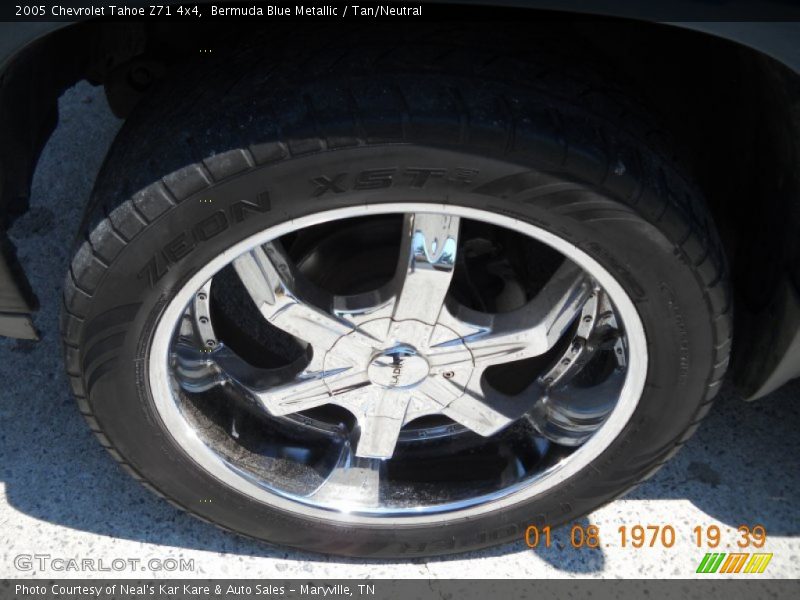 Bermuda Blue Metallic / Tan/Neutral 2005 Chevrolet Tahoe Z71 4x4