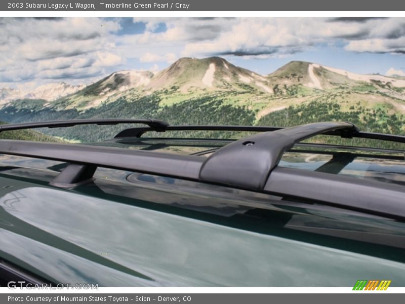 Timberline Green Pearl / Gray 2003 Subaru Legacy L Wagon