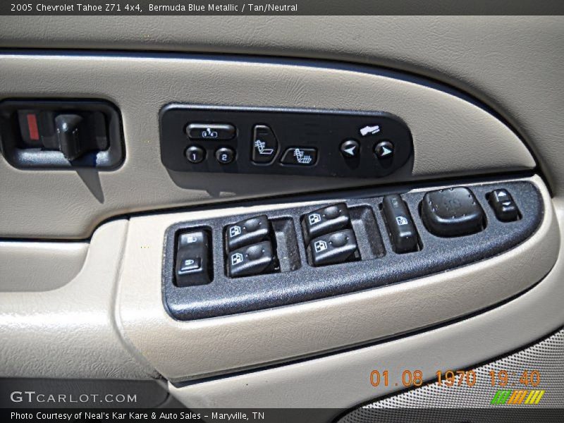 Bermuda Blue Metallic / Tan/Neutral 2005 Chevrolet Tahoe Z71 4x4