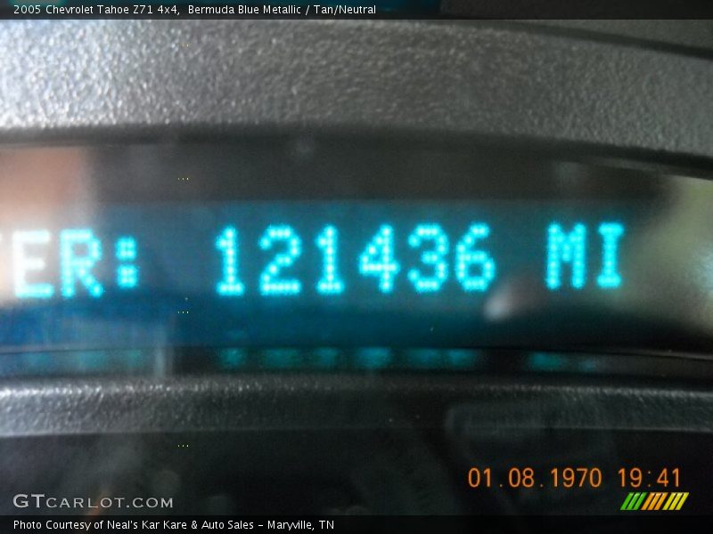 Bermuda Blue Metallic / Tan/Neutral 2005 Chevrolet Tahoe Z71 4x4
