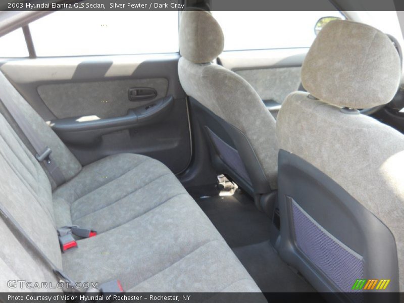 Silver Pewter / Dark Gray 2003 Hyundai Elantra GLS Sedan