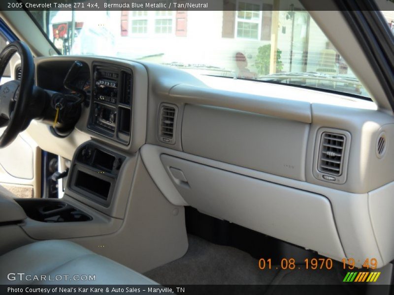 Bermuda Blue Metallic / Tan/Neutral 2005 Chevrolet Tahoe Z71 4x4