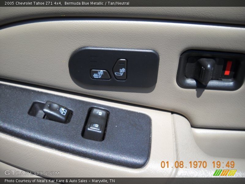 Bermuda Blue Metallic / Tan/Neutral 2005 Chevrolet Tahoe Z71 4x4