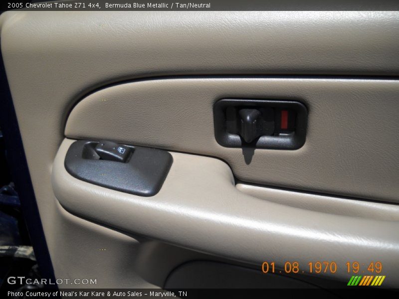 Bermuda Blue Metallic / Tan/Neutral 2005 Chevrolet Tahoe Z71 4x4