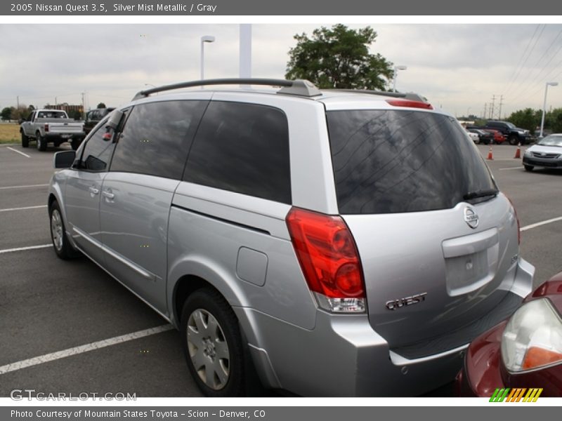 Silver Mist Metallic / Gray 2005 Nissan Quest 3.5