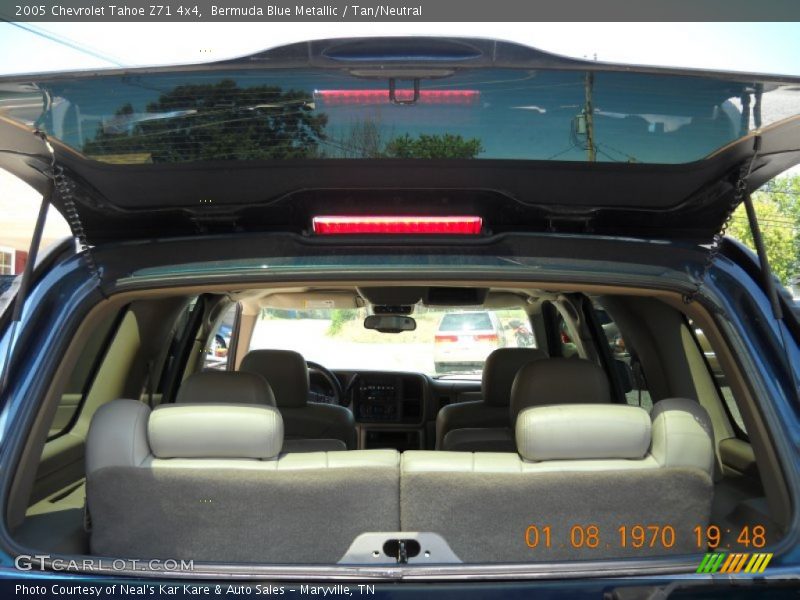 Bermuda Blue Metallic / Tan/Neutral 2005 Chevrolet Tahoe Z71 4x4