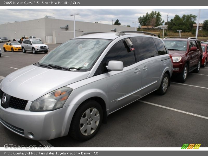 Silver Mist Metallic / Gray 2005 Nissan Quest 3.5