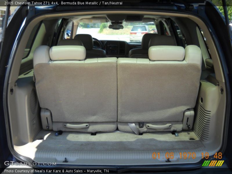 Bermuda Blue Metallic / Tan/Neutral 2005 Chevrolet Tahoe Z71 4x4