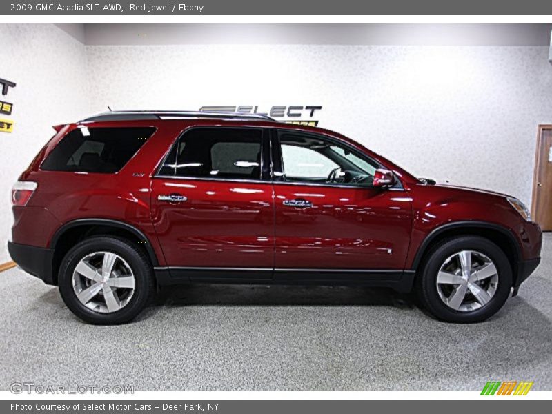 Red Jewel / Ebony 2009 GMC Acadia SLT AWD