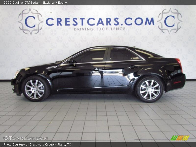 Black Ice / Ebony 2009 Cadillac CTS Sedan