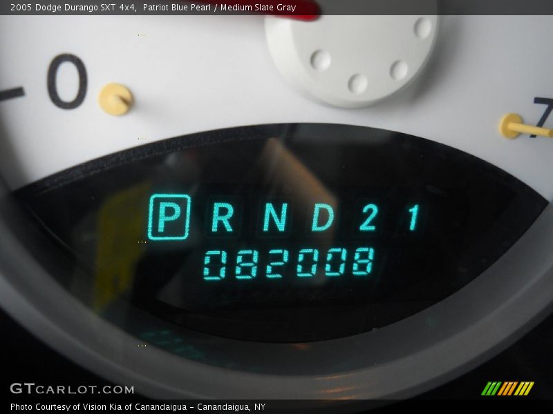 Patriot Blue Pearl / Medium Slate Gray 2005 Dodge Durango SXT 4x4
