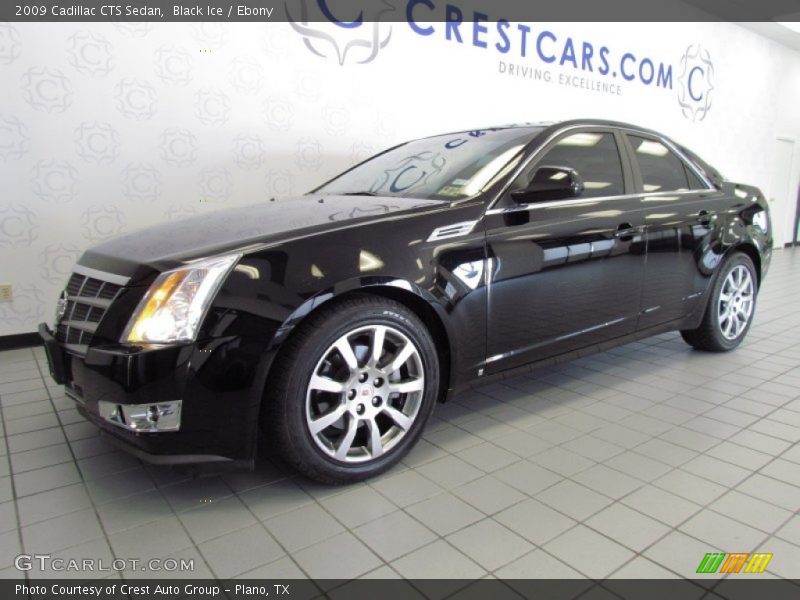 Black Ice / Ebony 2009 Cadillac CTS Sedan