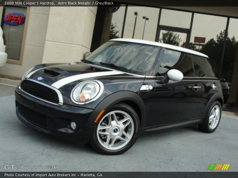 Astro Black Metallic / Grey/Black 2008 Mini Cooper S Hardtop