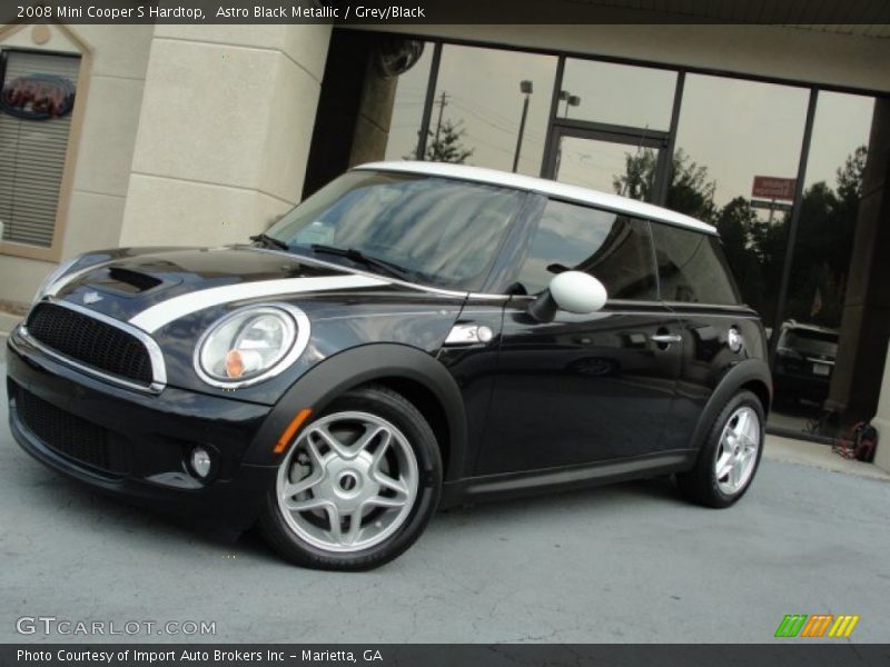 Astro Black Metallic / Grey/Black 2008 Mini Cooper S Hardtop
