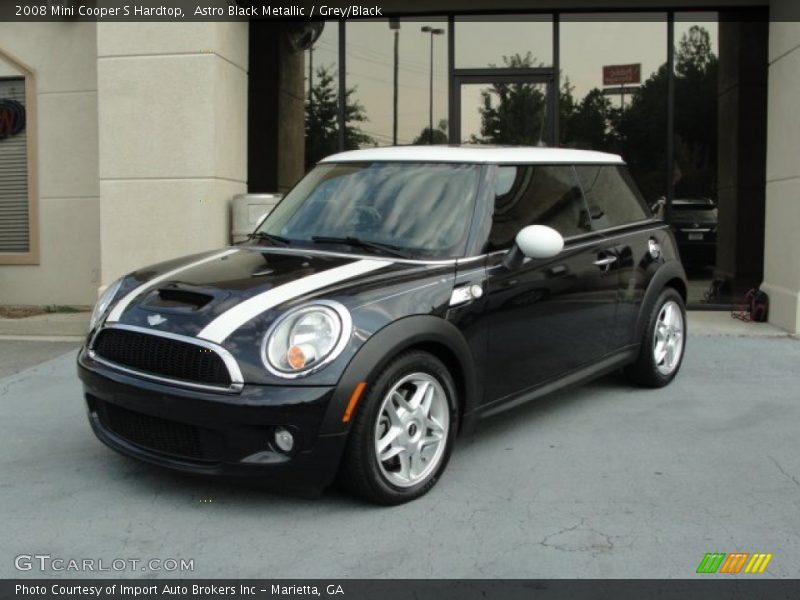 Astro Black Metallic / Grey/Black 2008 Mini Cooper S Hardtop
