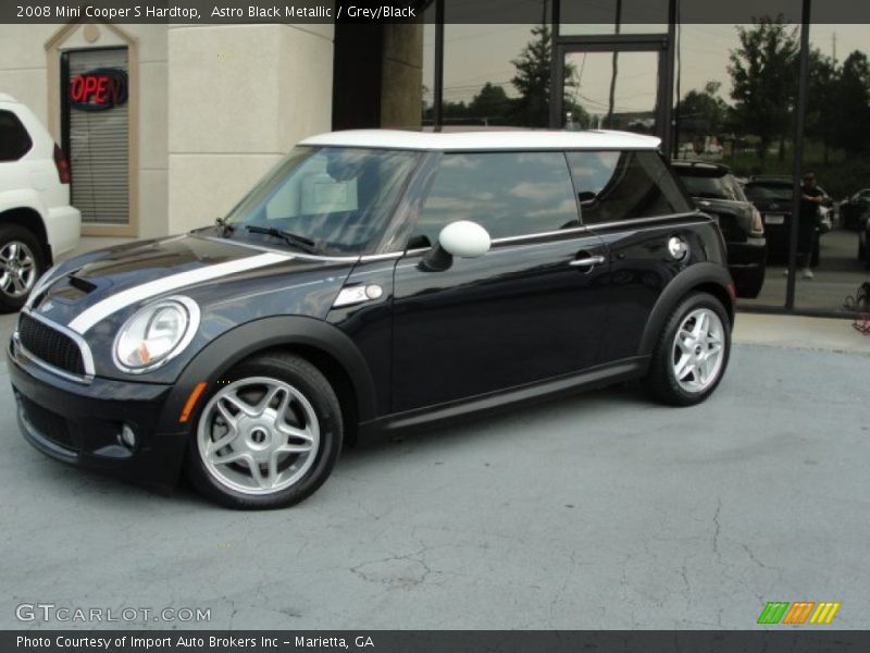 Astro Black Metallic / Grey/Black 2008 Mini Cooper S Hardtop
