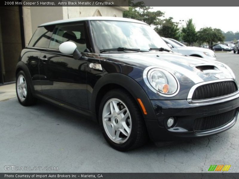 Astro Black Metallic / Grey/Black 2008 Mini Cooper S Hardtop