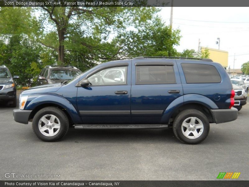 Patriot Blue Pearl / Medium Slate Gray 2005 Dodge Durango SXT 4x4