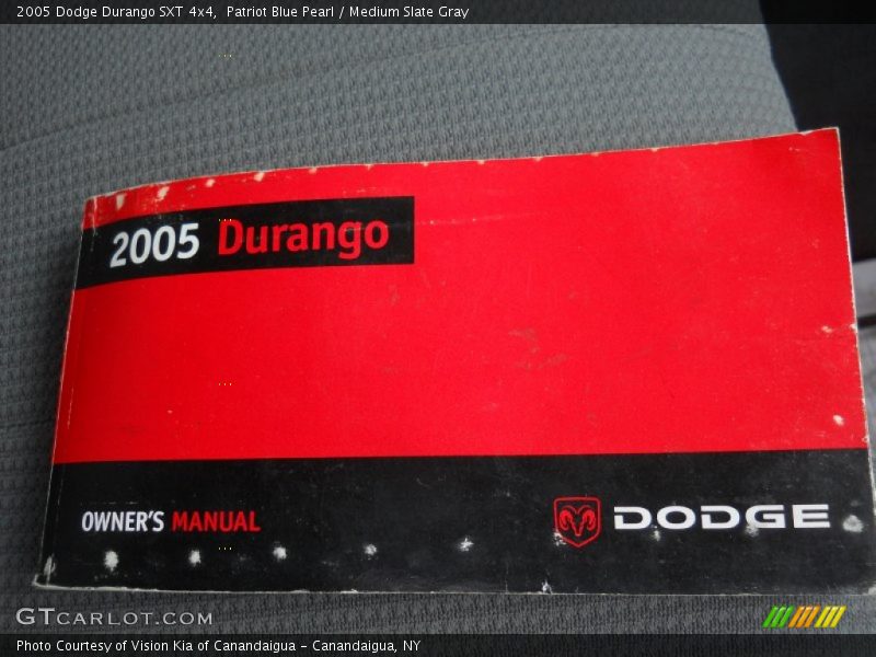 Patriot Blue Pearl / Medium Slate Gray 2005 Dodge Durango SXT 4x4