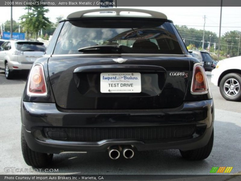 Astro Black Metallic / Grey/Black 2008 Mini Cooper S Hardtop