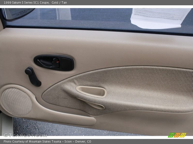 Gold / Tan 1999 Saturn S Series SC1 Coupe