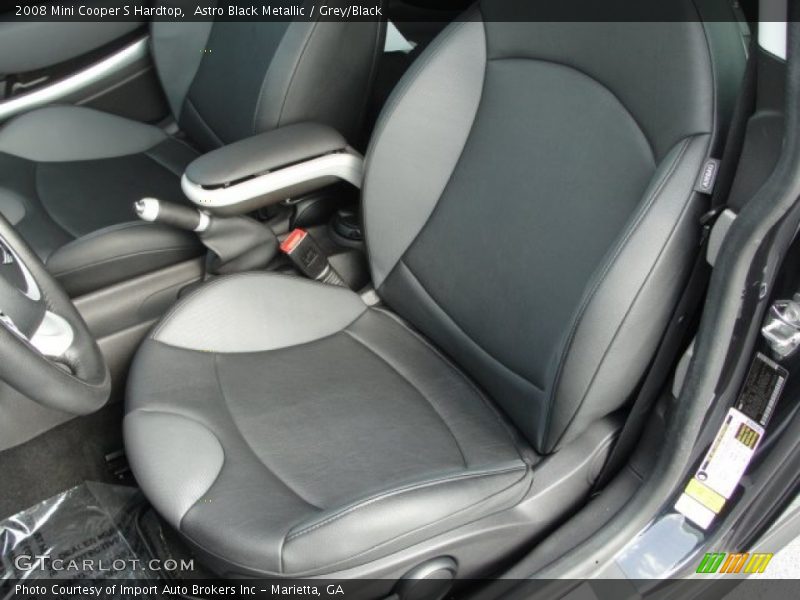 Astro Black Metallic / Grey/Black 2008 Mini Cooper S Hardtop
