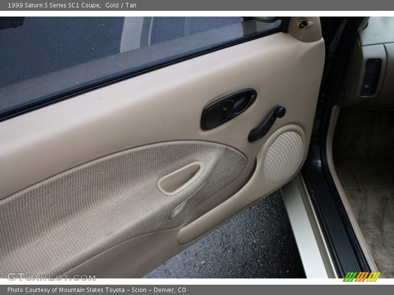 Gold / Tan 1999 Saturn S Series SC1 Coupe