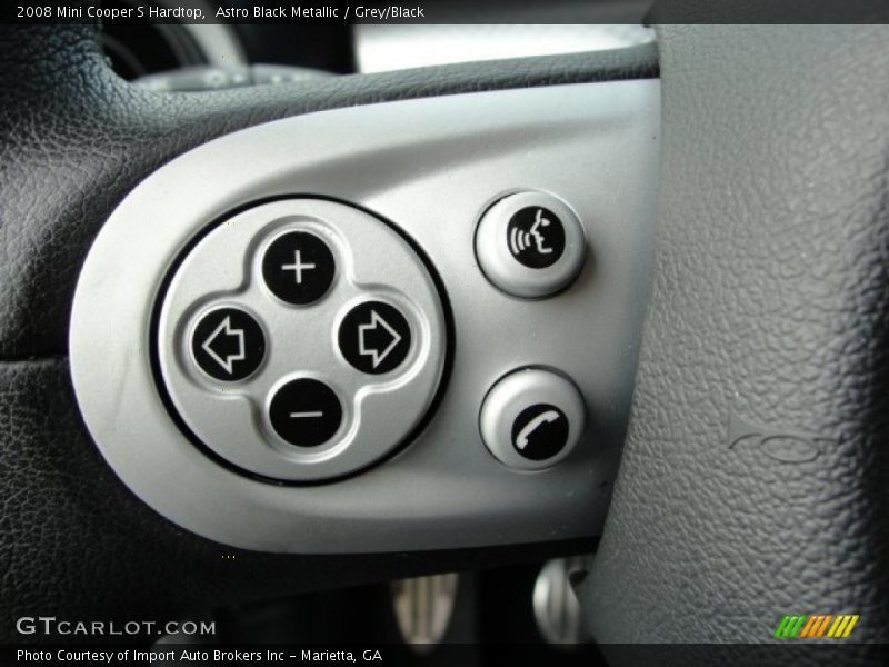 Astro Black Metallic / Grey/Black 2008 Mini Cooper S Hardtop