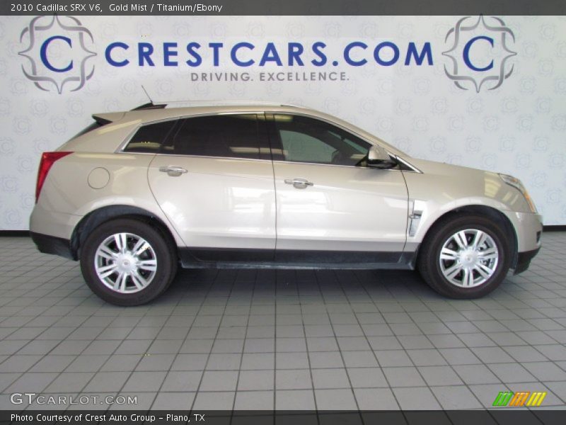 Gold Mist / Titanium/Ebony 2010 Cadillac SRX V6