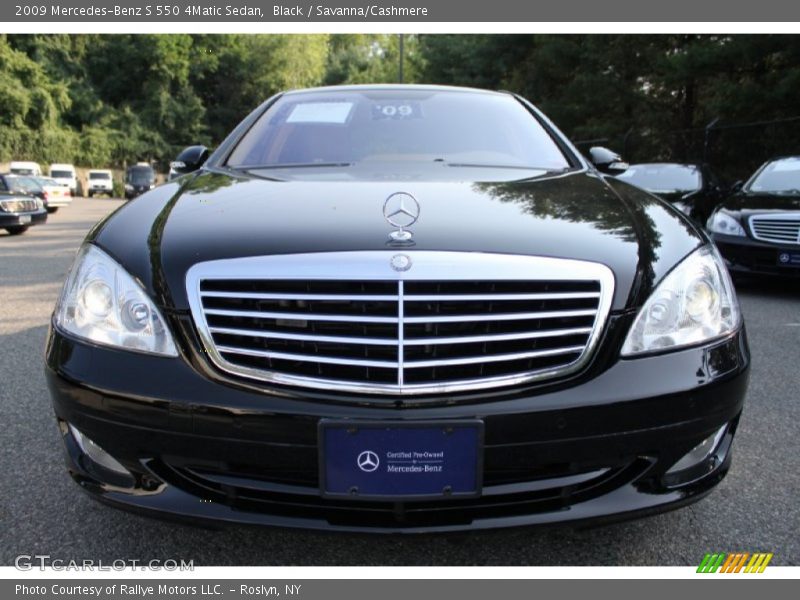 Black / Savanna/Cashmere 2009 Mercedes-Benz S 550 4Matic Sedan