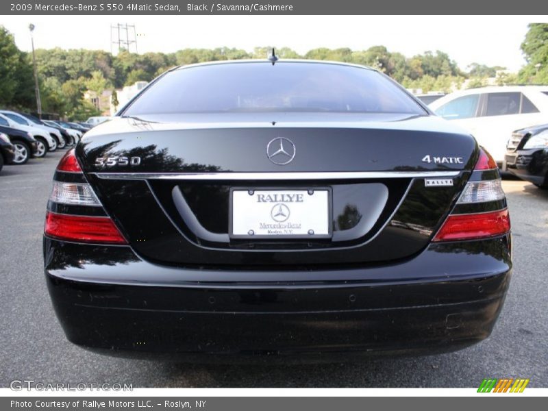 Black / Savanna/Cashmere 2009 Mercedes-Benz S 550 4Matic Sedan