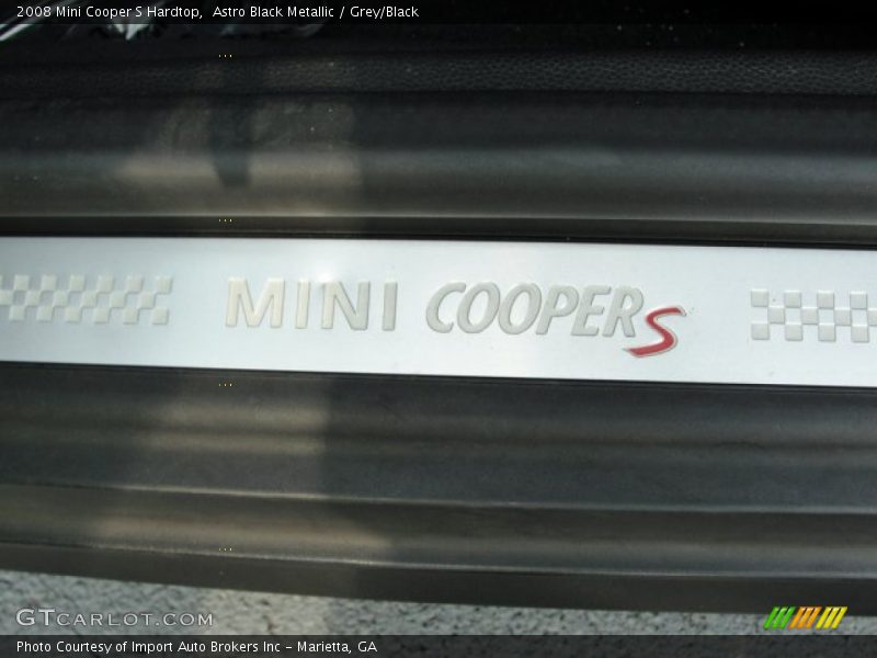 Astro Black Metallic / Grey/Black 2008 Mini Cooper S Hardtop